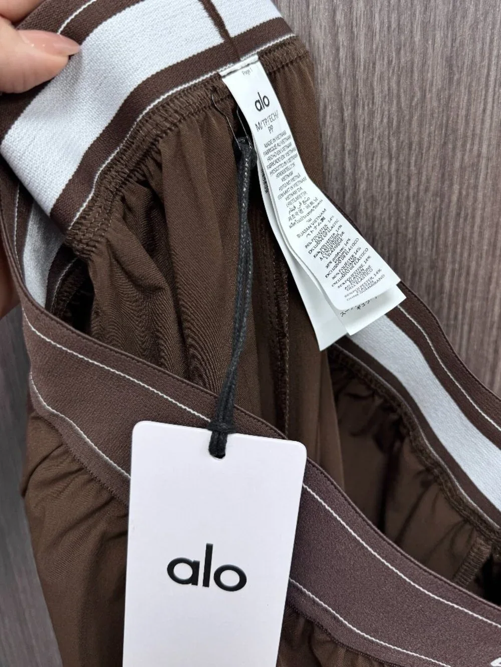 🟤NWT ALO Yoga Coffee Brown Women's Suit Up Pants(Regular 30 inches)